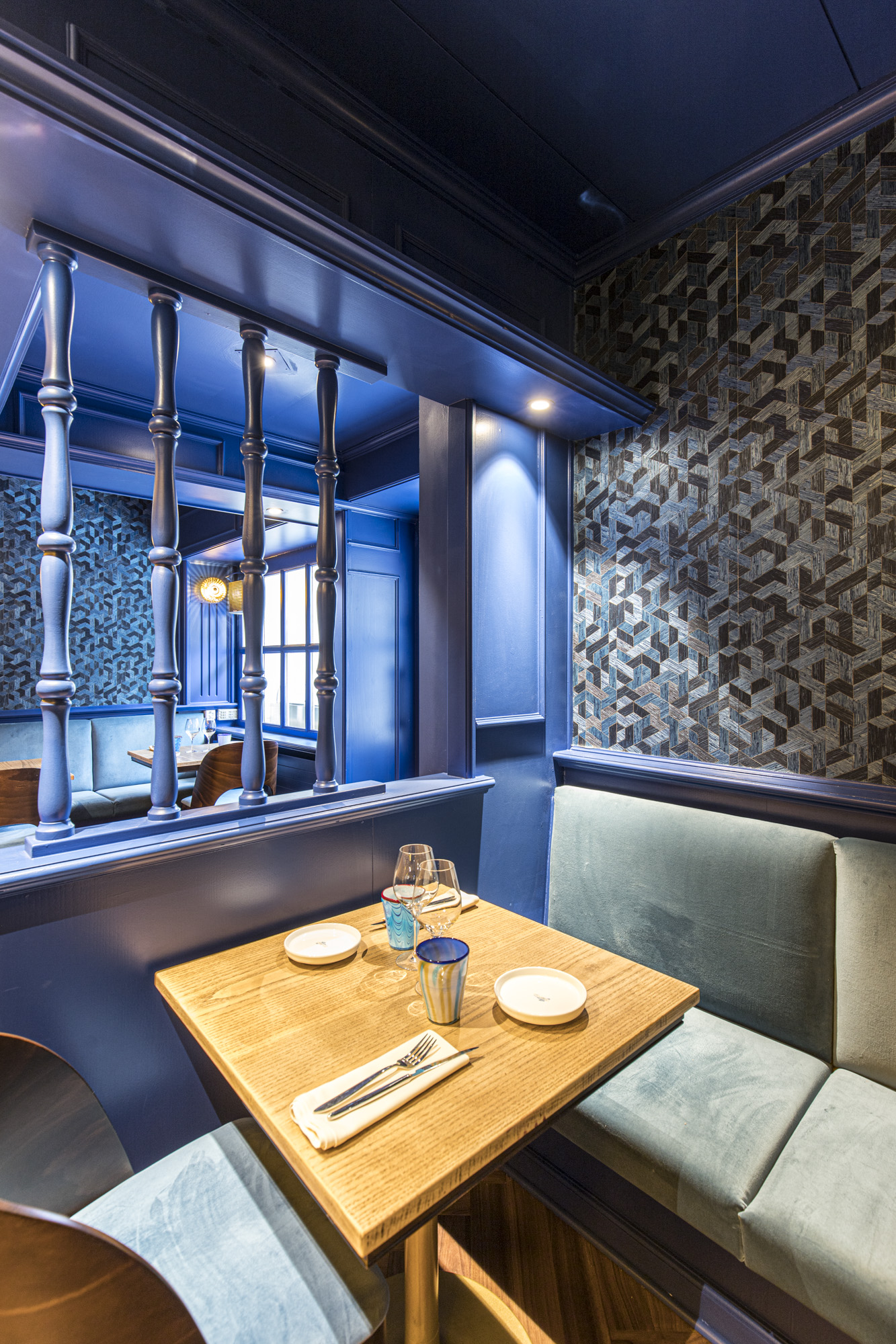 photo d’un projet d’architecte d’intérieur à Genève : restaurant Octopus à Genève