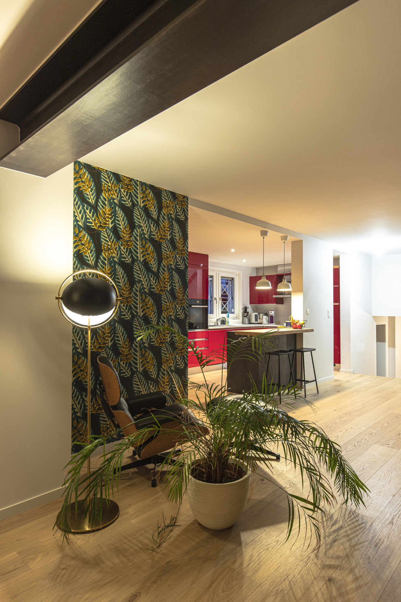 photo d’un projet d’architecte d’intérieur à Genève : Villa contemporaine à Vessy