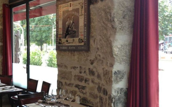 Soft furnishing, restaurant « Les 3 verres » à Genève
