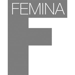 Logo FEMINA, Swiss media with whom Alfa Design has worked