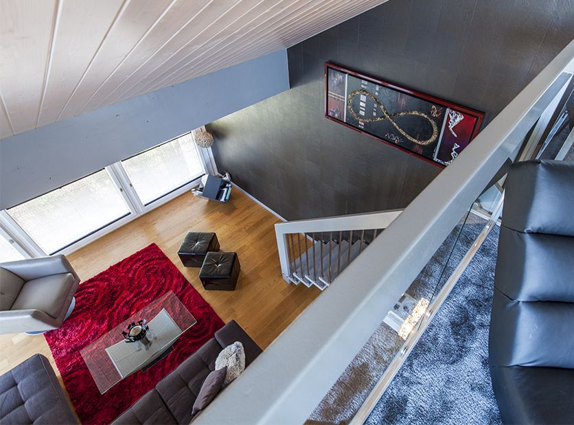 photo d’un projet d’architecte d’intérieur à Genève : appartement contemporain à Chavanne de Bogis