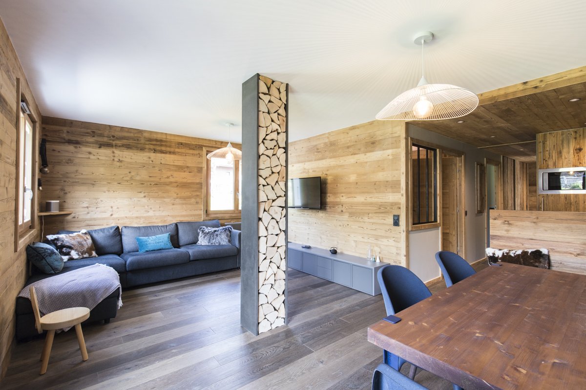 photo d’un projet d’architecte d’intérieur à Genève : Rénovation de Châlet à la Clusaz, Haute Savoie
